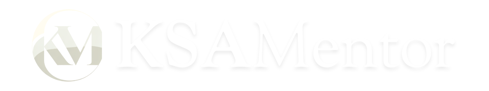 Logo of KsaMentor for Dark Mode